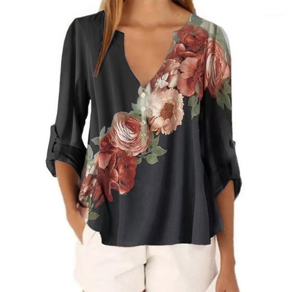 women fashion shirts 2021 arrival flower long sleeve loose v-collar trend elegant noble simple blouse plus size women's blouses &, White
women fashion shirts 2021 arrival flower long sleeve loose v-collar trend elegant noble simple blouse plus size women's blouses &, White