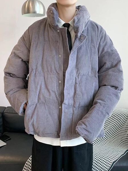 men's jackets 2021 winter cotton-padded jacket loose plus size trend casual padded corduroy, Black;brown
men's jackets 2021 winter cotton-padded jacket loose plus size trend casual padded corduroy, Black;brown