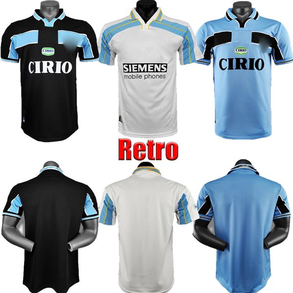 1998 lazio retro version soccer jersey 00 01 home away salas mihajlovic veron stankovic mancini nesta nedved shirt customized footba, Black;yellow
1998 lazio retro version soccer jersey 00 01 home away salas mihajlovic veron stankovic mancini nesta nedved shirt customized footba, Black;yellow