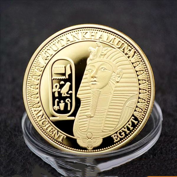 non magnetic crafts gold plated commemorative coin ancient egyptian pharaoh stone lions face pyramid badge
non magnetic crafts gold plated commemorative coin ancient egyptian pharaoh stone lions face pyramid badge