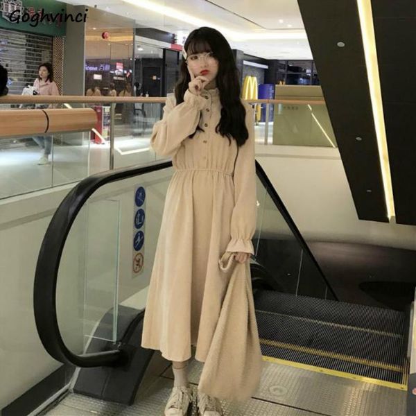 casual dresses women long petal sleeve office lady solid button mid-calf elegant simple fashion korean style streetwear student loose, Black;gray
casual dresses women long petal sleeve office lady solid button mid-calf elegant simple fashion korean style streetwear student loose, Black;gray
