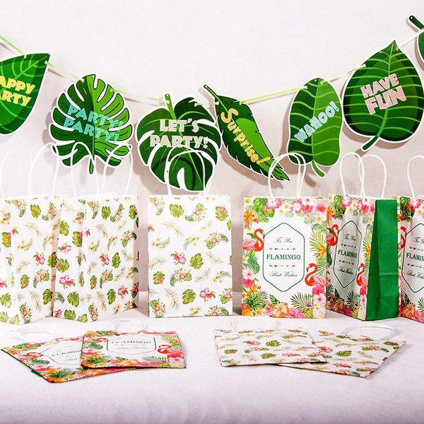 disposable dinnerware tropical palm leaf birthday paper bag for gift hawaiian party boxes aloha flamingo flower candy bags decor supplies
disposable dinnerware tropical palm leaf birthday paper bag for gift hawaiian party boxes aloha flamingo flower candy bags decor supplies