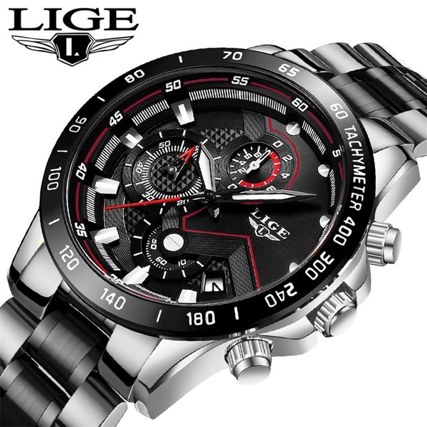 lige new men watch business waterproof date watches fashion multifunction stainless steel black quartz watch relojes para hombre 210310, Slivery;brown
lige new men watch business waterproof date watches fashion multifunction stainless steel black quartz watch relojes para hombre 210310, Slivery;brown