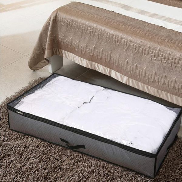 storage bags 2 pcs underbed with handle foldable non-woven clothes zip organizer
storage bags 2 pcs underbed with handle foldable non-woven clothes zip organizer