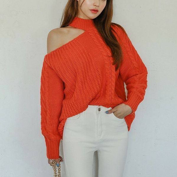 2021 new women's sweaters casual minimalist korean style knitting off shoulder ladies autumn winter 4qpt, White;black
2021 new women's sweaters casual minimalist korean style knitting off shoulder ladies autumn winter 4qpt, White;black