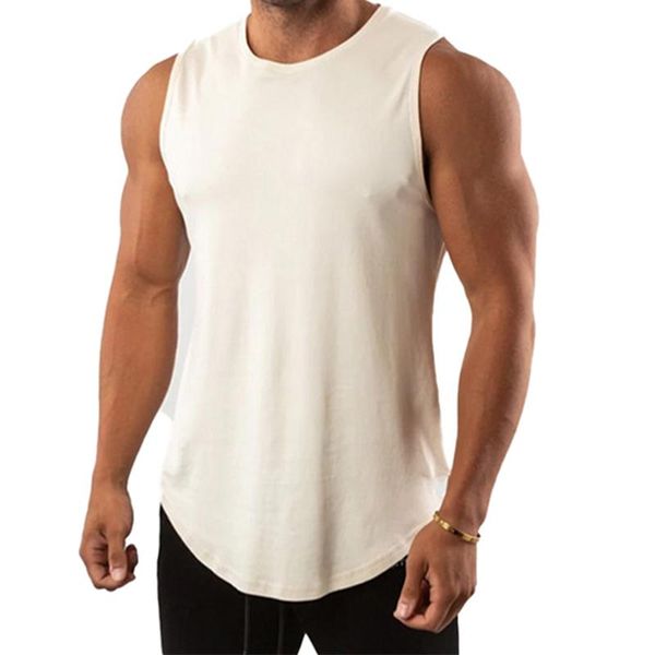 men' tank 2021 summer style solid color sleeveless pullover crew neck vest shows male charm, casual all-match top, White;black
men' tank 2021 summer style solid color sleeveless pullover crew neck vest shows male charm, casual all-match top, White;black