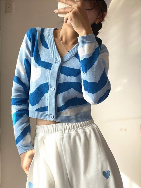 women's knits & tees chic button down cardigan crop fashion casual camo long sleeve round collar knitted sweaters for autumn spring, White
women's knits & tees chic button down cardigan crop fashion casual camo long sleeve round collar knitted sweaters for autumn spring, White