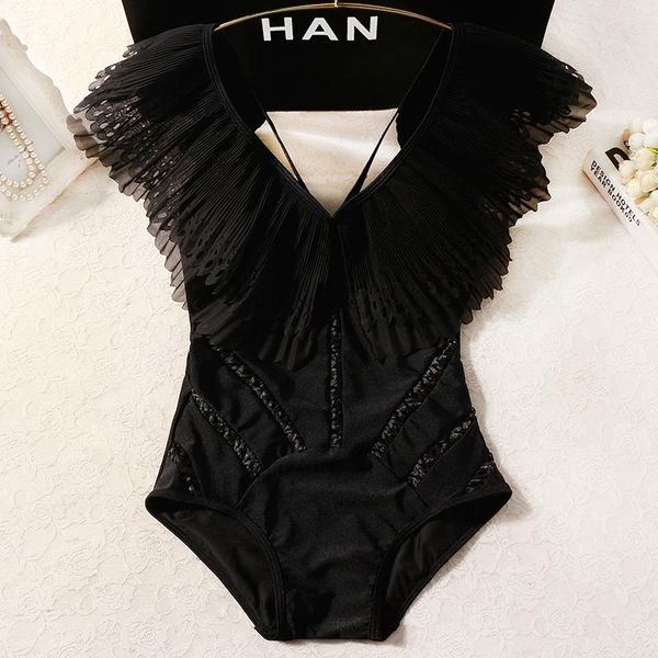 women black one piece swimwear monokini bathing suit swimming beachwear summer solid swimsuit female holiday wear
women black one piece swimwear monokini bathing suit swimming beachwear summer solid swimsuit female holiday wear
