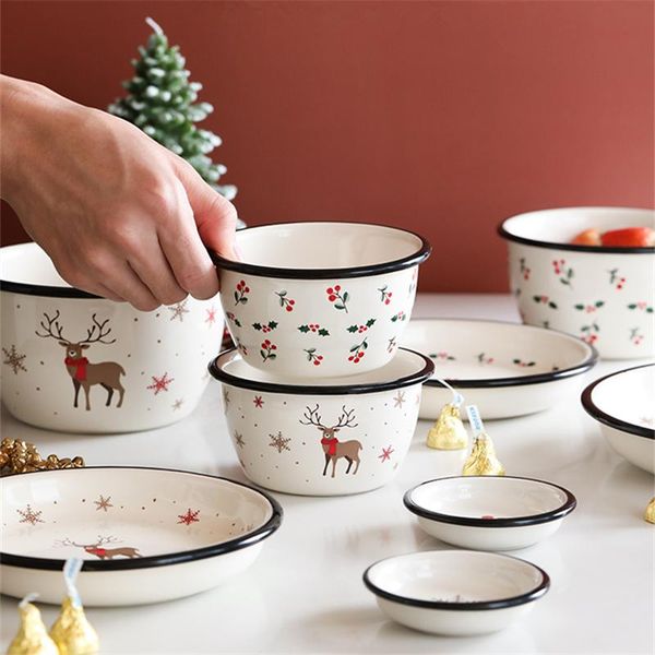 bowls net-a-go home creative retro christmas cute cutlery ceramic bowl single dish rice plate dishes
bowls net-a-go home creative retro christmas cute cutlery ceramic bowl single dish rice plate dishes