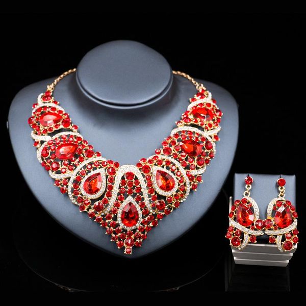 earrings & necklace ,fashion trendy nigerian wedding african beads jewelry sets crystal set party dubai, Silver
earrings & necklace ,fashion trendy nigerian wedding african beads jewelry sets crystal set party dubai, Silver