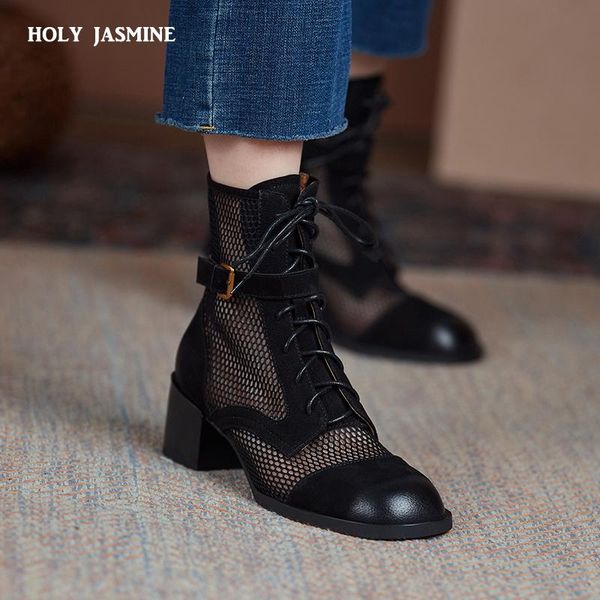 boots women lace up mesh shoes ankle booties summer back zipper botas mujer brand design botines female 2021 spring fashion, Black
boots women lace up mesh shoes ankle booties summer back zipper botas mujer brand design botines female 2021 spring fashion, Black