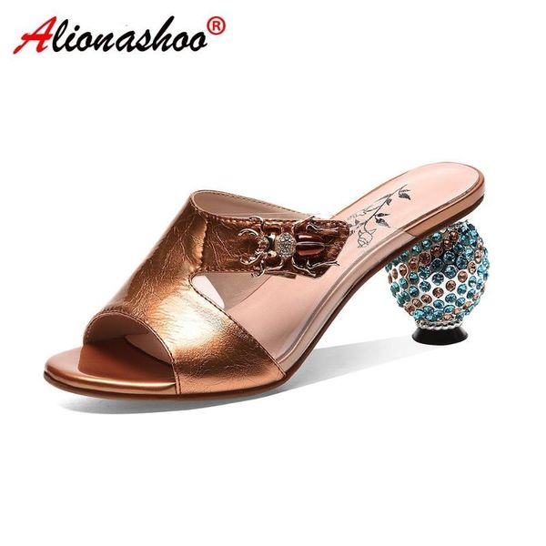 slippers genuine leather summer woman plus size 34-43 women shoes solid flip flops crystal heels casual, Black
slippers genuine leather summer woman plus size 34-43 women shoes solid flip flops crystal heels casual, Black