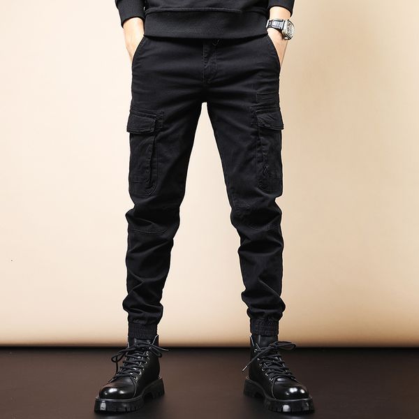 2021 casual male trousers autumn fashion thin cargo cotton pants 4-color jsv0, Black
2021 casual male trousers autumn fashion thin cargo cotton pants 4-color jsv0, Black