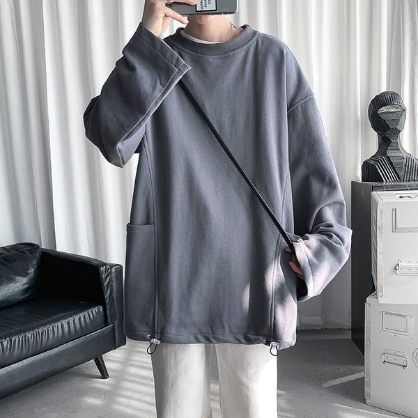 2021 style long-sleeved t-shirt men's fashion solid color casual cotton men streetwear autumn o-neck tshirt mens 3w14, White;black
2021 style long-sleeved t-shirt men's fashion solid color casual cotton men streetwear autumn o-neck tshirt mens 3w14, White;black