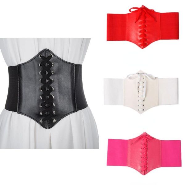 belts 2021 women wide pu leather retro court style corset fashion bandage elastic high slimming body waist, Black;brown
belts 2021 women wide pu leather retro court style corset fashion bandage elastic high slimming body waist, Black;brown