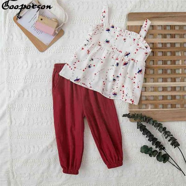 gooporson kids clothes summer flower sun-pants chiffon little girls clothing set beach holiday toddler children outfits 210715, White
gooporson kids clothes summer flower sun-pants chiffon little girls clothing set beach holiday toddler children outfits 210715, White