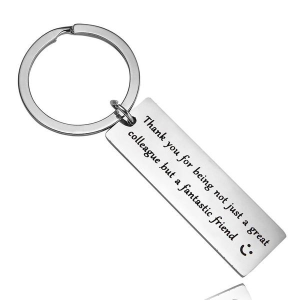 keychains stainless steel keychain colleague appreciation gift thank you coworker friend friendship key chain keyring, Silver
keychains stainless steel keychain colleague appreciation gift thank you coworker friend friendship key chain keyring, Silver