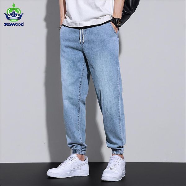 men's jeans jeywood brand blue baggy men drawstring belt streetstyle fashion casual kpop clothes korean pant tie feet biker trousers
men's jeans jeywood brand blue baggy men drawstring belt streetstyle fashion casual kpop clothes korean pant tie feet biker trousers