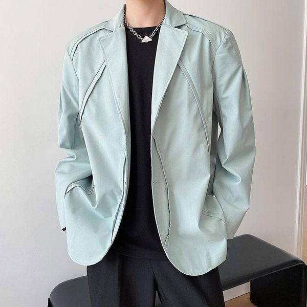 men's suits & blazers niche tailored design blazer men office fashion loose casual suit coat man korean streetwear trend jacket, White;black
men's suits & blazers niche tailored design blazer men office fashion loose casual suit coat man korean streetwear trend jacket, White;black