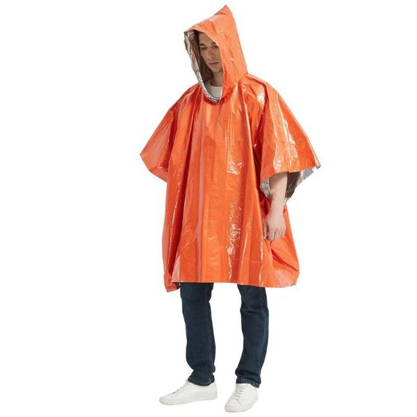 outdoor gadgets emergency raincoat poncho pe aluminum film thickened reflective long blanket bike cycling survival equipment
outdoor gadgets emergency raincoat poncho pe aluminum film thickened reflective long blanket bike cycling survival equipment