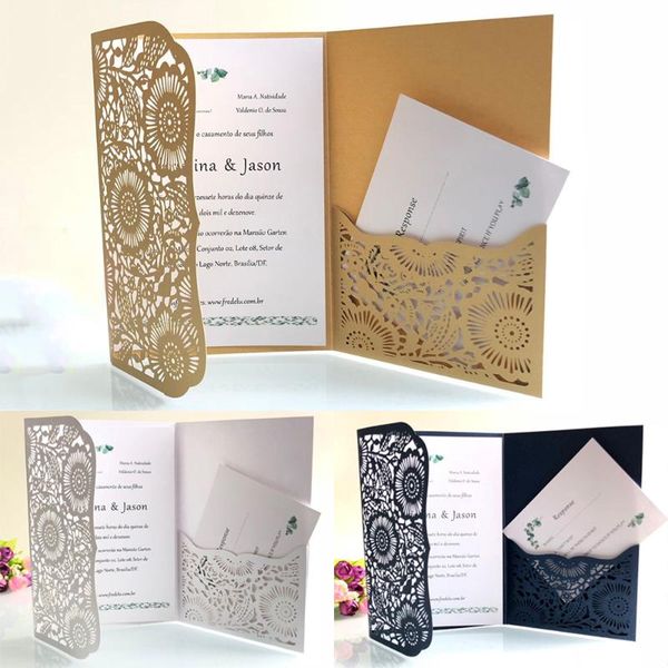 greeting cards 10pcs laser cut hollow flower wedding decoration invitation tri-fold bussiness/engagement envelopes card kit
greeting cards 10pcs laser cut hollow flower wedding decoration invitation tri-fold bussiness/engagement envelopes card kit
