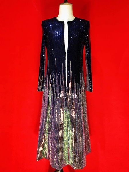high-end mens colorful sequins long coat jackets tide male nightclub costume fashion singer concert outerwear customized s-4xl, Black;red
high-end mens colorful sequins long coat jackets tide male nightclub costume fashion singer concert outerwear customized s-4xl, Black;red