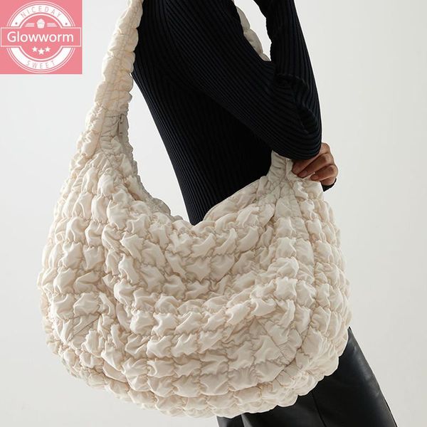 casual large capacity tote shoulder bags designer ruched handbag luxury nylon quilted padded crossbody bag female big purse 2021
casual large capacity tote shoulder bags designer ruched handbag luxury nylon quilted padded crossbody bag female big purse 2021