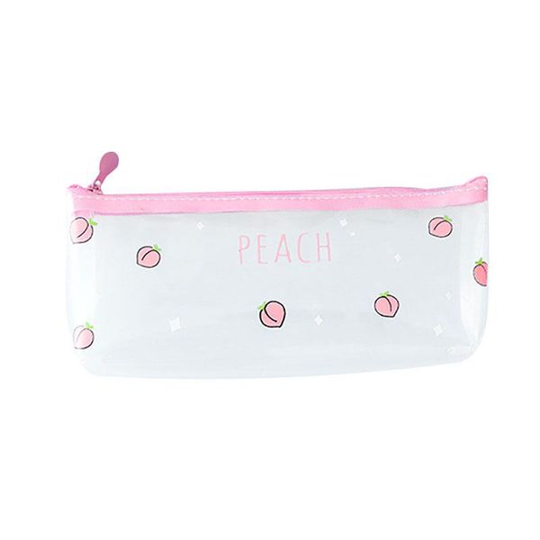 1pc kawaii creative peach milk transparent pvc pencil case stationery storage bag school supplies gift
1pc kawaii creative peach milk transparent pvc pencil case stationery storage bag school supplies gift