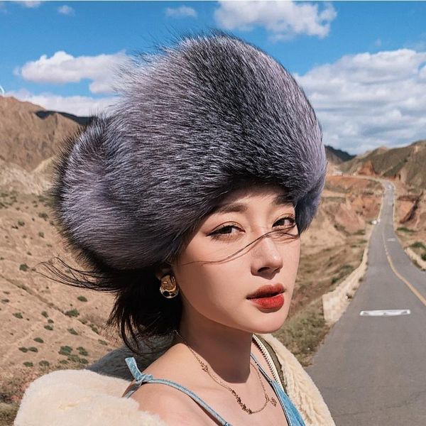 berets zdfurs*fall winter men women fur ushanka cloth quilted hat warm cold-resistant northeast men's bomber hats, Blue;gray
berets zdfurs*fall winter men women fur ushanka cloth quilted hat warm cold-resistant northeast men's bomber hats, Blue;gray