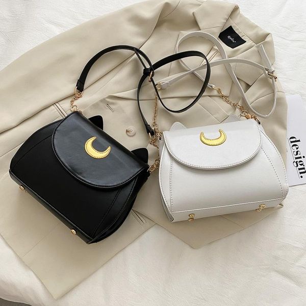 evening bags summer moon ladies handbag black cat shape chain shoulder bag pu leather women messenger crossbody small purse 
evening bags summer moon ladies handbag black cat shape chain shoulder bag pu leather women messenger crossbody small purse