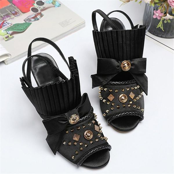 black silk women summer sandals rivets studded 10cm high heels gladiator sandals prom dress shoes woman women pumps
black silk women summer sandals rivets studded 10cm high heels gladiator sandals prom dress shoes woman women pumps