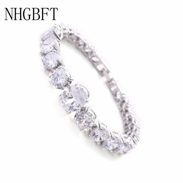 link, chain nhgbft clear round cubic zirconia bracelet bangles for women sliver color cz stone valentine's day present, Black
link, chain nhgbft clear round cubic zirconia bracelet bangles for women sliver color cz stone valentine's day present, Black
