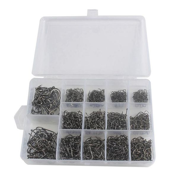 1800 pcs/box fishing jig hooks stuff high carbon steel catfish circle hooks mixed size barbed hook tackle for saltwater
1800 pcs/box fishing jig hooks stuff high carbon steel catfish circle hooks mixed size barbed hook tackle for saltwater