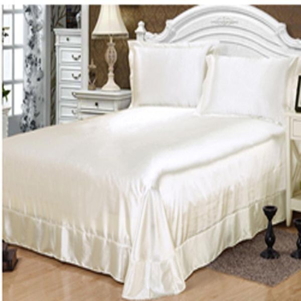 100% satin silk bedding sets,bed linen white satin bedspread pillowcase bed sheet set,juegos ropa de cama sabana ajustable
100% satin silk bedding sets,bed linen white satin bedspread pillowcase bed sheet set,juegos ropa de cama sabana ajustable