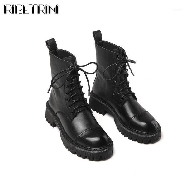 boots ribetrini casual designer shoes genuine leather round toe platform lace low heel women 2021 cool boots11, Black
boots ribetrini casual designer shoes genuine leather round toe platform lace low heel women 2021 cool boots11, Black