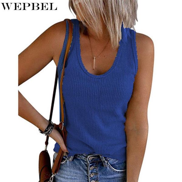 women's t-shirt wepbel spring and summer sleeveless casual o-neck solid color straight vest, White
women's t-shirt wepbel spring and summer sleeveless casual o-neck solid color straight vest, White