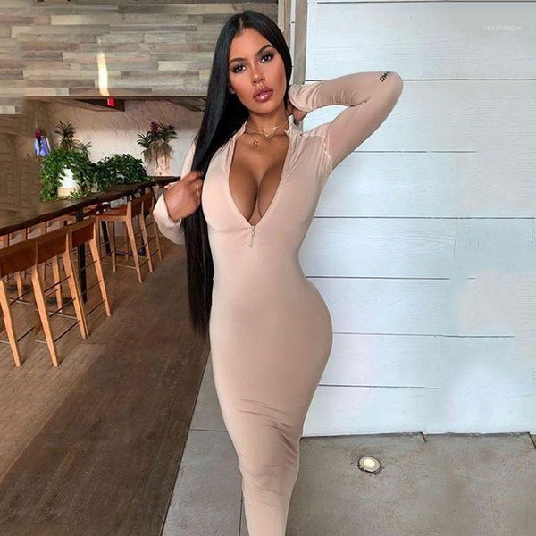 casual dresses long dress women autumn winter v neck zippers bodycon vestidos 2021 fashion full sleeve gray khaki, Black;gray
casual dresses long dress women autumn winter v neck zippers bodycon vestidos 2021 fashion full sleeve gray khaki, Black;gray