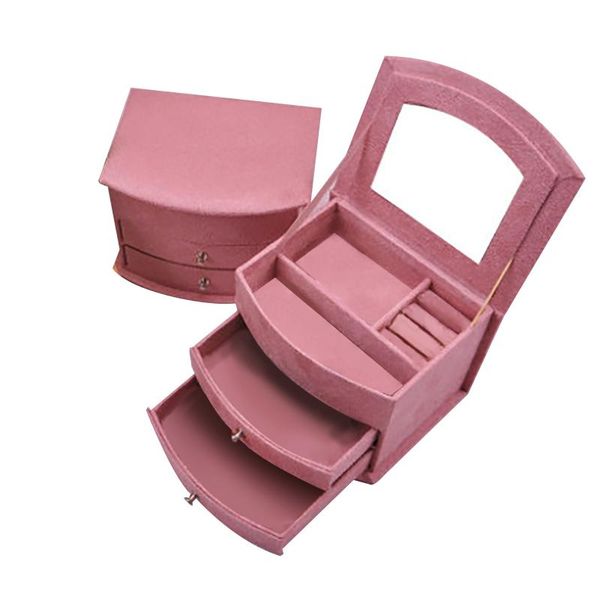 flannel organizer fan-shaped organizer na kosmetyki three-layer organizador rings box for jewerly casket for jewelry organizador
flannel organizer fan-shaped organizer na kosmetyki three-layer organizador rings box for jewerly casket for jewelry organizador