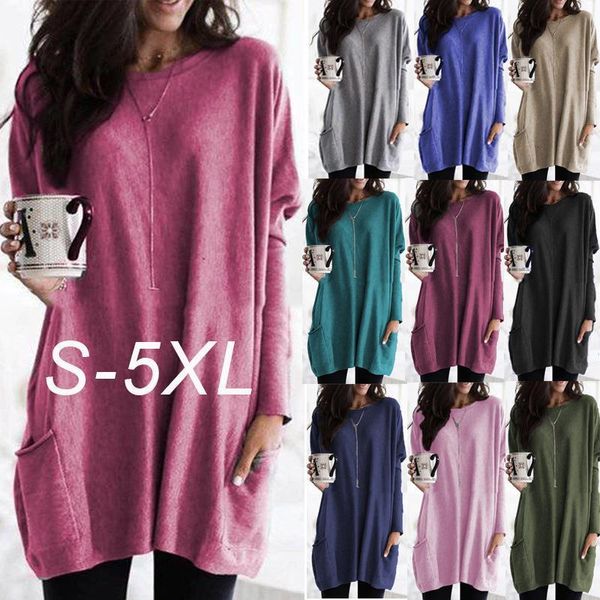 plus size s-5xl spring autumn new female long sleeve pocket casual t-shirt street solid o-neck loose long pullover women t shirt, White
plus size s-5xl spring autumn new female long sleeve pocket casual t-shirt street solid o-neck loose long pullover women t shirt, White