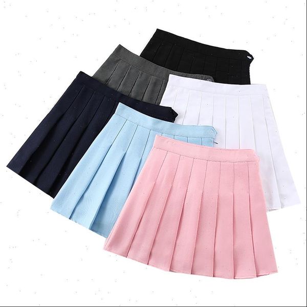 solid color pleated high waist women skirt a line mini fashion streetwear ladies girls short summer, Black
solid color pleated high waist women skirt a line mini fashion streetwear ladies girls short summer, Black