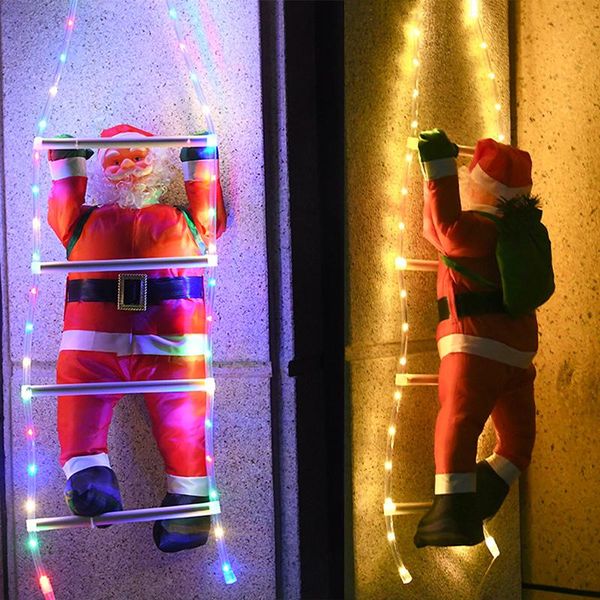 christmas decorations 2022 santa claus climbing ladder hanging led ornaments for room wall tree window pendant
christmas decorations 2022 santa claus climbing ladder hanging led ornaments for room wall tree window pendant