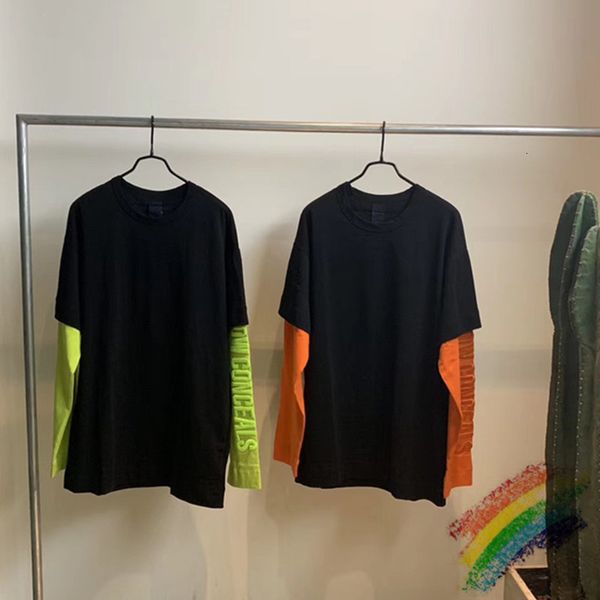 2021 new laranja verde t shirt das mulheres dos homens 1:1 de alta qualidade da moda manga comprida bordado casual oversized juun. j mia9, White;black