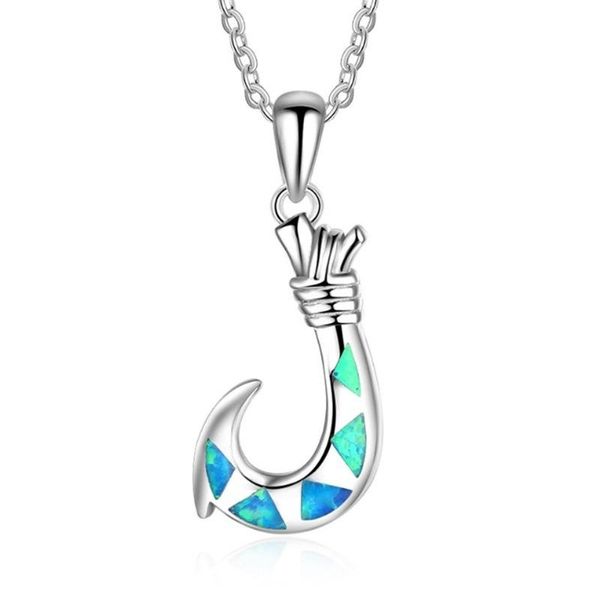 vintage caribbean pirate anchor pendant necklace personality blue imitation opal hook necklace women boho jewelry gift, Silver
vintage caribbean pirate anchor pendant necklace personality blue imitation opal hook necklace women boho jewelry gift, Silver