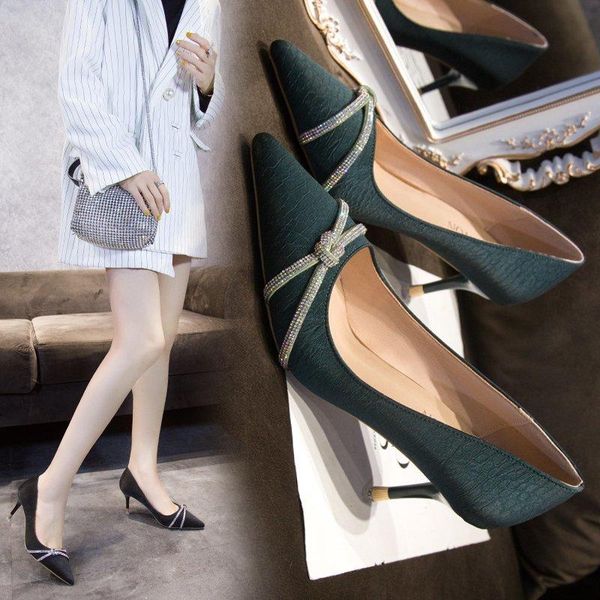 sandals elastic band spring shoes high heels 2021 women's shallow mouth slip-on high-heeled retro new pointed rhinestone comfort, Black
sandals elastic band spring shoes high heels 2021 women's shallow mouth slip-on high-heeled retro new pointed rhinestone comfort, Black