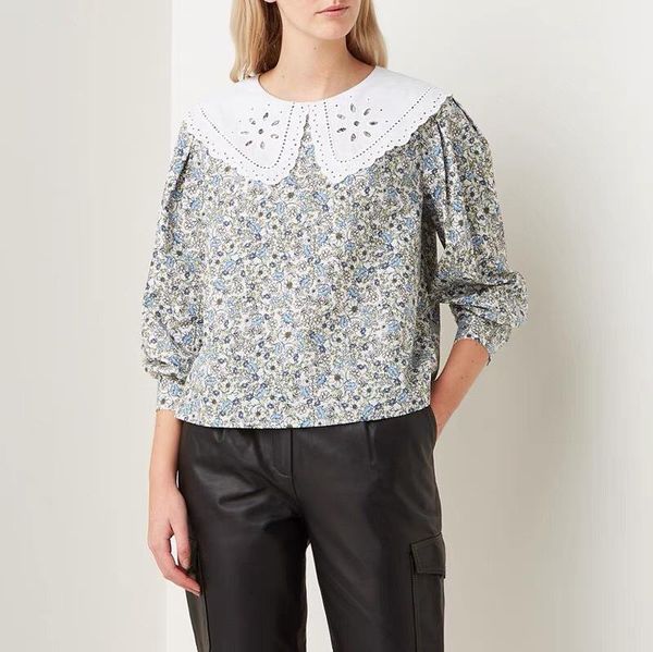 women's blouses & shirts french girl vintage embroidery white baby collar cornflower cotton shirt midsummer garden romantic sweet
women's blouses & shirts french girl vintage embroidery white baby collar cornflower cotton shirt midsummer garden romantic sweet