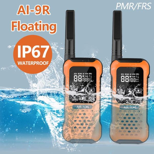 walkie talkie airiton ai-9r ip67 waterproof talkies, water activated strobe glare floating long range
walkie talkie airiton ai-9r ip67 waterproof talkies, water activated strobe glare floating long range