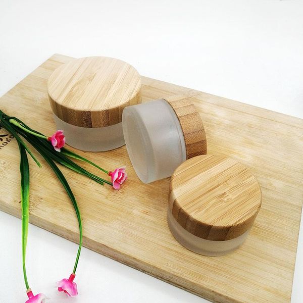 5pcs 30g 50g 100g frosted glass cream jar wooden bamboo cap lid cosmetic packaging container
5pcs 30g 50g 100g frosted glass cream jar wooden bamboo cap lid cosmetic packaging container