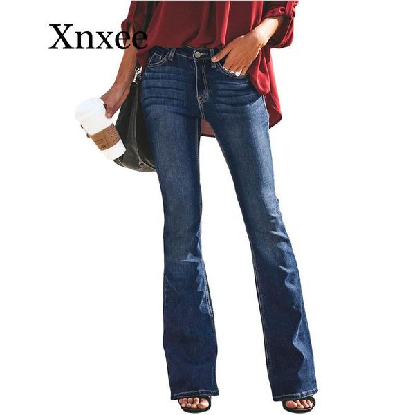women's jeans high waist mom flare for women bell bottom vintage denim skinny woman plus size black female wide leg pants, Blue
women's jeans high waist mom flare for women bell bottom vintage denim skinny woman plus size black female wide leg pants, Blue