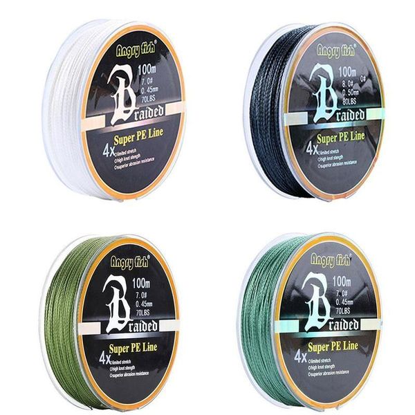 braid line 100m pe fishing 4 strands weave braided rope fish tackle tool multifilament smooth for angryfish
braid line 100m pe fishing 4 strands weave braided rope fish tackle tool multifilament smooth for angryfish