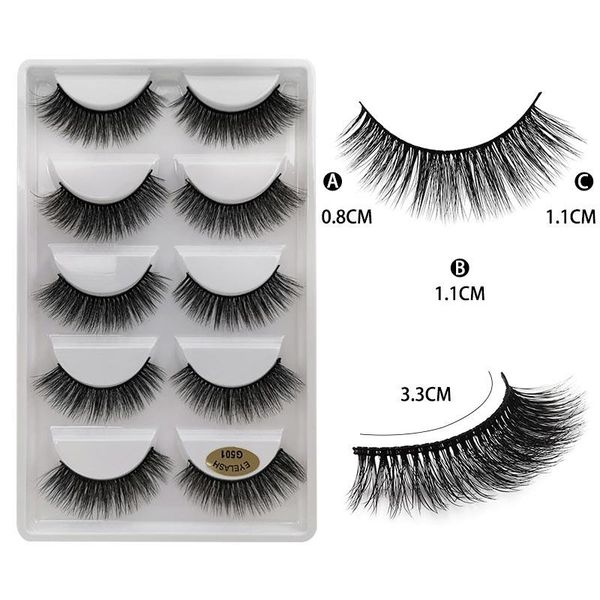 false eyelashes 5 pairs long natural mink cross dense handmade cotton stalk eye lashes date make-up fake
false eyelashes 5 pairs long natural mink cross dense handmade cotton stalk eye lashes date make-up fake
